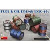 Fuel & Oil Drums 1930-50s 1/35