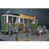 Diorama European Tramcar with Crew and Passengers 1/35