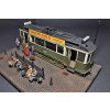Diorama European Tramcar with Crew and Passengers 1/35