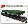 Railway Non-brake Flatbed 16,5 t 1/35 MiniArt