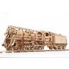Ugears Steam Locomotive with tender wooden construction kit