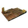 Diorama-Grundplatte 14x14cm – Eisenbahnschienen 1:35