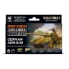 Vallejo Model Color Acrylic Paint Set - German Armor 6x17ml
