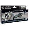 Vallejo Model Air Color Acrylic Paint Set - Luftwaffe Colors 1941 to End War 8x17ml