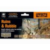 Farby Vallejo sada Ruins & Rubble 8x17 ml