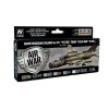 Vallejo Model Air Color Acrylic Paint Set - Su-7/17 Fitter from Cold War to 90s 8x17ml
