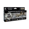 Vallejo Model Air Color Acrylic Paint Set - Soviet/Russian Tactical Schemes 1960 - 2000 (part 1) 8x17ml