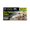 Sada akrylových barev Vallejo Model Air Color - Star Fighters Colors 8x17ml