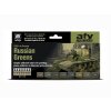 Farby Vallejo sada Russian Greens  8x17 ml