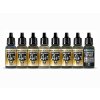 Vallejo Model Air Color Acrylic Paint Set - WWII British Colors UK/BEF/Europe 1939-1945 8x17ml