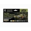 Vallejo Model Air Color Acrylfarben-Set – Russische Grünmuster (Kalter Krieg & Moderne) 8 x 17 ml