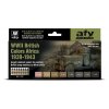 Vallejo Model Air Color Acrylfarben-Set – Britische Farben (Afrika, Zweiter Weltkrieg) 1939–1943 8 x 17 ml