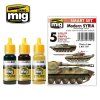 Ammo Acrylic Colors Paint Set - Modern Syrian Camouflage 3x17ml