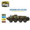 Ammo Acrylic Colors Paint Set - Ukraine ATO Colors 6x17ml