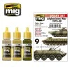 Ammo Acrylic Colors Paint Set - Afghanistan War 1979-89 3x17ml