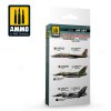 Sada akrylových farieb Ammo Acrylic Colors - USAF Aggressors Desert & Arctis Colors Set 6x17ml