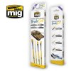 Sada štetcov MIG Streaking & Vertical Surfaces Brush Set 4 ks
