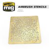 Airbrush Stain Stencils 3pcs 6x6cm