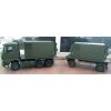MB Arocs 6x4 s prívesom military - stavba modelu na zákazku