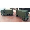 MB Arocs 6x4 s prívesom military - stavba modelu na zákazku
