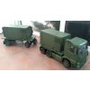 MB Arocs 6x4 s prívesom military - stavba modelu na zákazku