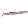 Tweezers extra fine, bent 120mm