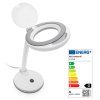 Handy LED table lamp, 3 diopter lens