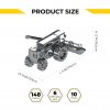 voracious harvester mechanical model constructor kit mt026 metal time 05