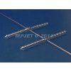 Pin type hinge Aluminium, 6x98mm, to wire 6pcs (12 halves)
