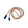 Cable extension S 90cm JR twisted thick, gold-plated