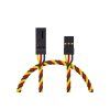 cable extension s 90cm jr twisted thick gold plated