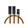 S "Y"-cable JR flat thick short 150mm (PVC)