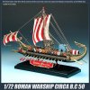 Roman Warship circa B.C.50  1/72 Academy