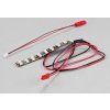 SMD LED blue lighting 18 pcs strip with cable