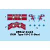 DKM Navy Type VII-C U-Boat 1/144