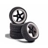 Kolesá Carson Wheel Set 5 sp. Design black/wh 1/10 4 ks