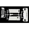 H-Parts Bumper Scania R620 Tamiya 56323