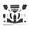 Sada prítlačných krídel F104 2017 Wing Set Black 1/10