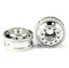 Disky predné 22mm chrom Matt Finish 2 pre ťahače Tamiya 1/14 300056517