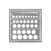 Modellierschablone rund 1–12,5 mm