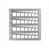 Modellierschablone quadratisch 1–10 mm