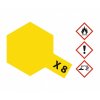 Tamiya Acrylfarbe X-8 – Zitronengelb glänzend, 23 ml