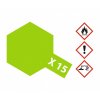 Tamiya Acrylfarbe X-15 – Hellgrün glänzend, 23 ml