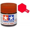Farba Tamiya Acrylic X-27 - Clear Red Gloss 23ml