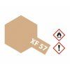 Tamiya Acrylic Color MINI XF-57 - Flat Buff (Yellow-Brown) 10ml