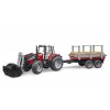 Massey Ferguson 7480 s nakladačm a prívesom 1/16
