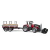 Massey Ferguson 7480 s nakladačm a prívesom 1/16