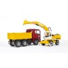 MAN TGA nákladný s bagrom Liebherr 1/16
