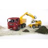 MAN TGA nákladný s bagrom Liebherr 1/16
