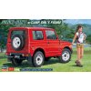 Suzuki Jimmy with camper girl Figure 1/24